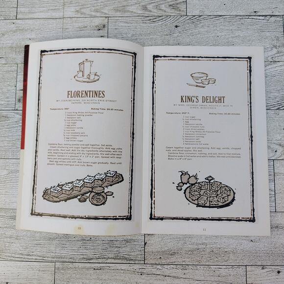 King Midas Baking Queens Favorite Recipes Cookbook Booklet 1960s VERY GOOD - Picture 5 of 12